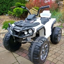 Детский квадроцикл M 3156 EBLR-1, кожаное сиденье, белый